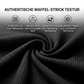 Herren-Set aus Waffelstrick-Kurzarm-Oberteil und Hose