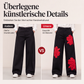 Weite bedruckte Damenhose