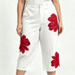 Weite bedruckte Damenhose