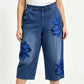 Weite bedruckte Damenhose