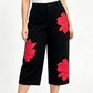 Weite bedruckte Damenhose