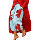 Weite bedruckte Damenhose