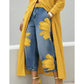 Weite bedruckte Damenhose
