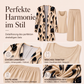 Elegantes 3-teiliges Damen-Set mit Druck