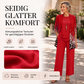 Elegantes 3-teiliges Damen-Set mit Druck