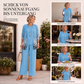 Elegantes 3-teiliges Damen-Set mit Druck