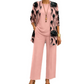 Elegantes 3-teiliges Damen-Set mit Druck
