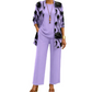 Elegantes 3-teiliges Damen-Set mit Druck