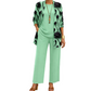 Elegantes 3-teiliges Damen-Set mit Druck