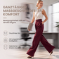 Damen-Hosenanzughose mit hoher Taille und elastischem Rückenteil
