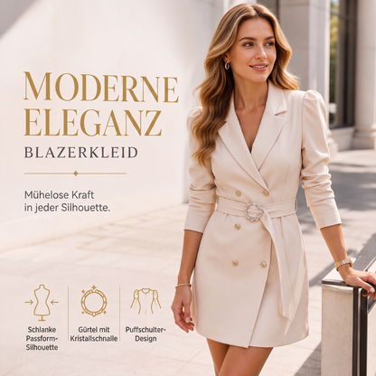 Elegantes zweireihiges Blazerkleid für Damen