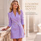 Elegantes zweireihiges Blazerkleid für Damen