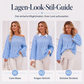 Locker sitzender Damen-Strickpullover mit Lochmuster