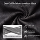 Retro-Midi-Kleid mit Reißverschluss am Kragen und Trompetenärmeln