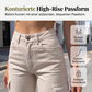 Hoch sitzende Cargohosen mit weitem Bein für Damen