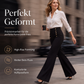 Hochtaillierte Doppelreiher-Hose für Damen