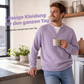 🔥Must-Have🔥👕 Strukturierter Waffel-Pullover für Herren