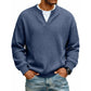 🔥Must-Have🔥👕 Strukturierter Waffel-Pullover für Herren