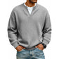 🔥Must-Have🔥👕 Strukturierter Waffel-Pullover für Herren