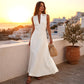 Bestseller🏆👗 Ärmelloses Maxikleid mit tiefem V-Ausschnitt – zeitlose Silhouette und mühelose Eleganz für jeden Anlass
