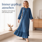 💎Neuheiten 👗 Maxikleid mit Rüschensaum und Puffärmeln – romantischer Vintage-Look für jeden Anlass