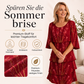 Bestseller🏆👗 Rüschenkleid mit Blumenmuster – zeitlose Silhouette und ganztägiger Tragekomfort für jeden Anlass