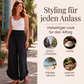 💎☀️ Jetzt im Trend – Baumwoll-Leinen-Hose mit hohem Bund – lässig
