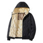 Gefütterte Herren-Winterjacke mit Kapuze
