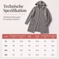 Lange Strick-Cardigan mit Kapuze und Taschen für Damen