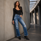 💎👖 Neuheiten – High-Waist-Distressed-Jeans – vintage und vielseitig