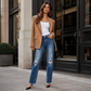 💎👖 Neuheiten – High-Waist-Distressed-Jeans – vintage und vielseitig