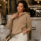 💎🌸 Bestseller – Legeres Ripp-Hoodie mit Halbreißverschluss – lässig und weich