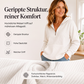 💎🌸 Bestseller – Legeres Ripp-Hoodie mit Halbreißverschluss – lässig und weich