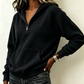💎🌸 Bestseller – Legeres Ripp-Hoodie mit Halbreißverschluss – lässig und weich