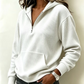 💎🌸 Bestseller – Legeres Ripp-Hoodie mit Halbreißverschluss – lässig und weich