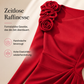 💎✨ Jetzt im Trend – Rosendetail-Midikleid – vielseitig und stilvoll
