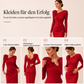 💎✨ Jetzt im Trend – Rosendetail-Midikleid – vielseitig und stilvoll