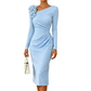 💎✨ Jetzt im Trend – Rosendetail-Midikleid – vielseitig und stilvoll