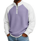 📢📢50%Rabatt!!!🎉✨Herren-Waffelstrick-Quarter-Zip-T-Shirt – Modischer Waffelstrick, praktischer Quarter-Zip & vielseitig kombinierbar – Perfekt für Alltag, Freizeit & aktive Tage – Jetzt -50%!