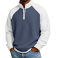 📢📢50%Rabatt!!!🎉✨Herren-Waffelstrick-Quarter-Zip-T-Shirt – Modischer Waffelstrick, praktischer Quarter-Zip & vielseitig kombinierbar – Perfekt für Alltag, Freizeit & aktive Tage – Jetzt -50%!