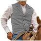 💎🧥 Top-bewertet – Herren-Weste im Fischgrat-Look – zeitlos