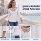 📢📢50%Rabatt!!!🎉✨Damen Freizeit Bluse mit Spitzenbesatz, Lochmuster und 3/4-Ärmeln