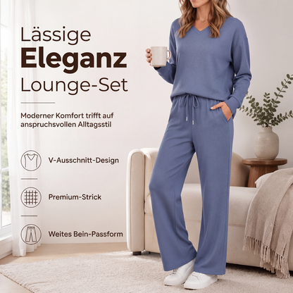 💎🌟 Top-bewertet – Strickset mit V-Ausschnitt – zeitlos und komfortabel