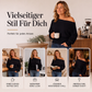 💎🔥 Jetzt im Trend – Gerippter Off-Shoulder-Pullover – vielseitig