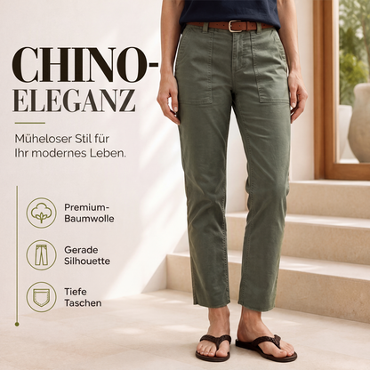 💎👖 Neuheiten – Bequeme Cargo-Chino mit geradem Bein – vielseitig