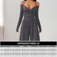 Eleganter Neckholder-Jumpsuit mit tiefem V-Ausschnitt für Damen