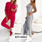 Lässiges 3-teiliges Set für Damen - Jacke, Tanktop und Hose