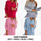 Lässiges 3-teiliges Set für Damen - Jacke, Tanktop und Hose