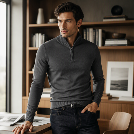 💎🛍️ Tagesangebot – Herren-Stehkragenpullover – perfekt für Alltag