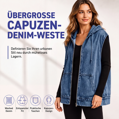 💎🧥 Bestseller – Oversize-Denimweste – perfekt fürs Layering